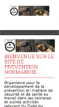 Mobile Screenshot of prevention-normandie.com